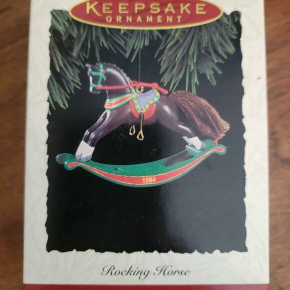 NIB 1994 Hallmark Rocking Horse Collector's Series - Picture 1 of 6